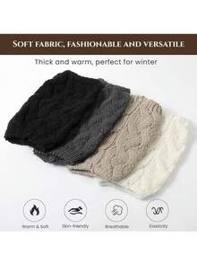 1 Pair Women's Autumn/Winter New Warm Boot Cuffs, Crochet Knitted Boot Toppers, Gift For Her