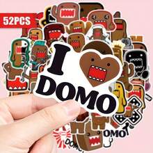 52 Colorful Monster Stickers - Waterproof Vinyl Stickers For Laptops, Mobile Phones, Guitars, Water Bottles, Etc. - Fun Cartoon Designs With Expressive Characters And "Domino" Themes - Perfect For Party Gifts, Rewards And Holiday Presents - 1 - Xem 4