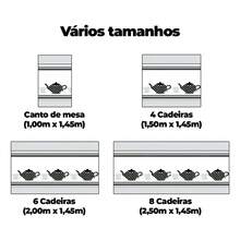 Toalha de Mesa com Bainha Estampada Oxford 4, 6, ou 8 Cadeiras Retangular Cozinha Jantar - Cupcake - Visão 4