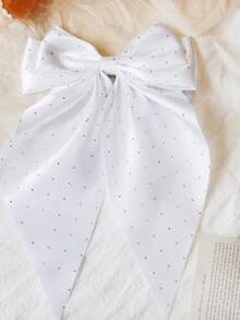 Grampo de cabelo grande com laço de diamante feminino, 1/4 peças, preto, champanhe, branco, vermelho, laço feminino, fita, laço, prendedor, laço, acessórios de cabelo para festa, moda para o dia das mães, festa diária, acessórios de cabelo da moda com diamante, presilhas, garras de cabelo, presilhas de cabelo, presilhas de cabelo