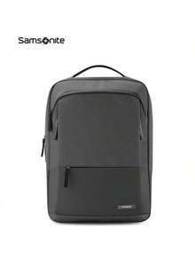 Samsonite NU4*19001 Laptop Backpack, Lightweight Design For Business Commuters, Ergonomic Pressure-Relief Straps, Water-Repellent And Wear-Resistant Fabric, Ideal For Travel, Dark Gray
