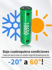 1/2/4/6/8pcs Baterías recargables de litio 18650 3.7V - 1200mAh,Recargable,Alto Rendimiento Y Voltaje Estable Ideal Para Dron En Particular, Linterna, Juguete, Radio, Control Remoto, Alarma, Timbre De Puerta,batería de litio. - 18650 - Ver 9