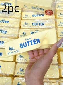 Giocattolo sensoriale antistress a lento rimbalzo profumato a burro, giocattolo antistress profumato per adulti, sollievo per l ansia da scrivania, regalo di Natale, regalo per feste, riempitivo per piñata di compleanni e carnevale