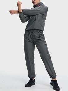 HOTSUIT 女士桑拿服，长款拉链设计，适合健身和训练，情人节礼物