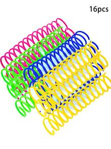 Cat Toys, Cat Spring Ball Retractable Spring Toys, Colorful Spring Tubes, Interactive Rolling Ball Colorful Lively Coils, Spring Action Toys For Caged Mice, Cat Pet Supplies Indoor, Sturdy And Long-Lasting, Encourages Cats To Exercise, Random Color