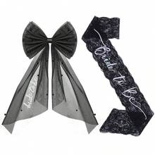 Corona negra y velos de novia con decoraciones para despedida de soltera, accesorios para el cabello de boda gótica para fiestas de Halloween