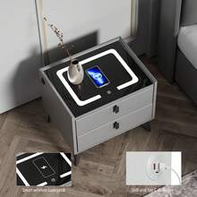 OYAJIA Nightstands - Xám - Xem 4