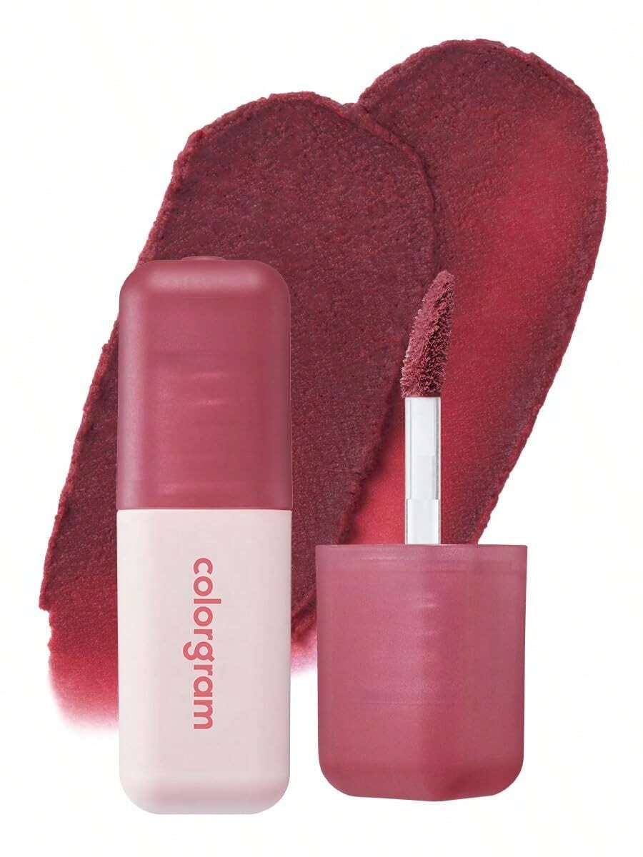 Colorgram NUDE BLUR TINT | Soft Velvet Matte Liquid Lipstick & Cheek Tint | Lightweight Blurring Tint For A Smooth & Airbrushed Finish | Long-Lasting & Non-Sticky Formula - 10 DEAD ROSE - 十朵枯萎的玫瑰 - 查看 1