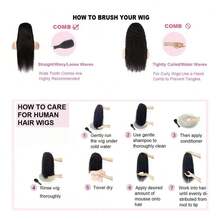 34 Inch 12A Burmese Curly 200% Density 13x4 Lace Frontal Human Hair Wigs Bouncy Curly Natural Color Curly Remy Human Hair Lace Wigs Halloween Season - Natural Black - Xem 8