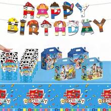 Paw Patrol Pat Patrouille Gift Box Gift Packaging Box Birthday Party Souvenir Decoration Gift Decoration Box Party Small Gift Decoration Decoration