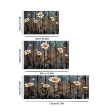 1 szt. mata podłogowa do kuchni z aksamitu w stylu vintage, wycieraczka do przedpokoju, odporna na zabrudzenia i łatwa do czyszczenia, zmywalna