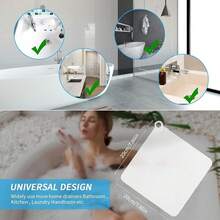 4 Piezas Tapones De Silicona Para Desagüe De Piso, Antiolor, Tapones De Drenaje De Gel De sílice, Cubierta Desodorante antiolor, Sello De Cocina, Desodorización De Alcantarillado, Adecuadas Para Baño - Tipo cuadrado montado por 4pcs - Ver 7