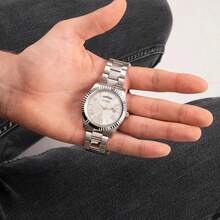 Guess GW0265G5 Classic Elegant Men's Analog Quartz Watch With Day / Date Display Black Round Dial And Silver & Gold 2-Tone Stainless Steel Strap Watch Suitable For Daily Business Wear Birthday Gift For Men