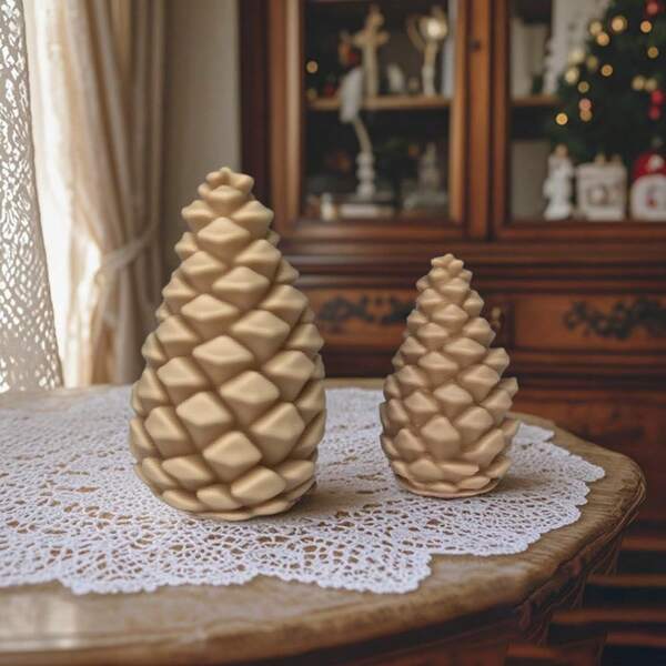 Resin Mould Christmas Pine Cone Aromatherapy Candle Silicone Mould Gypsum Diffuser Stone Ornament Handmade Soap Mould Resin Mould Candle Mould Soap Mould Clay Mould DIY-Wedding Decoration/Thanksgiving Gifts/Christmas Gifts, Halloween Gifts, Easter Gifts, Valentine's Day Gifts/Birthday Gifts/Home Decoration