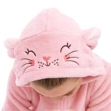 Harry Bear Girls , Bunny  For Kids With 3D Ears, Rabbit Kids - Pink - View 3