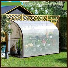 1 件防水透明雨罩带密封圈 - 非常适合露台、花园、门廊遮阳篷和露营、户外花园防雨透明 PVC 乙烯基防水布，适用于露台、覆盖物、门廊遮阳篷、植物、露营