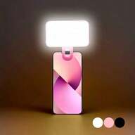 1pc LED Fill Light Selfie Light, Mini Clip-On Fill Light, Portable Selfie Light, Phone Light, Video Light With Dimmable Adjustment, Fairy Light, Selfie Ring Light, Mirror Light, Photography Light, Christmas Decorations, Phone Selfie Light, Suitable For Phones And Computers