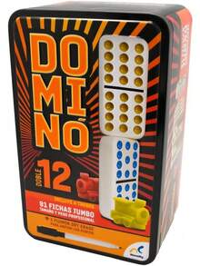 ¡RecomendadoNovelty Corp - Dominó Doble 12, Domino Cubano, Mexican Train, Incluye Plumón Borrable, Diferentes Opciones de Juego, 91 Fichas Jumbo¡Top de Temporada - Rojo - Ver 3