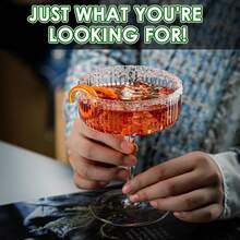 24/12/6/4/3 件套亚克力马提尼酒杯，10 盎司防碎塑料香槟塔，不易碎罗纹浅口酒杯，高脚鸡尾酒杯套装，曼哈顿高脚杯，适用于婚礼、生日派对和酒吧