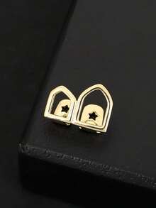 1 szt./zestaw Unikalne, puste, cyrkonowe grille na zęby, zawiera 4 otwory na 6 zębów, akcesoria do biżuterii w stylu hip-hop, odpowiednie do cosplayu, na scenę, festiwale, prezenty, w zestawie z formą dentystyczną. 1 zestaw Unikalne, puste, cyrkonowe grille na zęby, zawiera 4 otwory na 6 zębów, akcesoria do biżuterii w stylu hip-hop, odpowiednie do cosplayu, na scenę, festiwale, prezenty, w zestawie z formą dentystyczną.