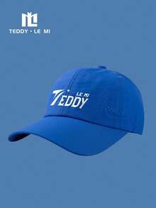 TEDDY LE MI 1pc Unisex Breathable Quick-Dry Casual Sports Sun Visor Hat, Black/Navy Blue/Royal Blue/White/Beige/Light Grey/Dark Grey, Suitable For Hiking, Running, Beach, Street, Office, Summer