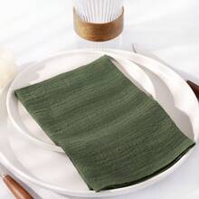 12 件纯色手工可水洗可重复使用餐巾，42 * 42 厘米/16.5 * 16.5 英寸，适用于婚礼、户外活动、派对、咖啡厅、高级餐厅、酒店、美食摄影、日常使用