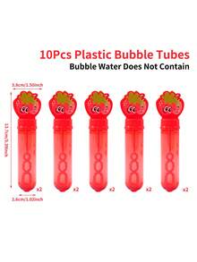 10 قطعة من عصي الفقاعات بشكل الفراولة، عصي فقاعات الفراولة الحمراء الحلوة، زجاجات صابون الفقاعات لحفلات عيد ميلاد البنات، ديكور طاولة الحفلة بموضوع الفراولة، نشاط نفخ الفقاعات في الهواء الطلق، عصي فقاعات صغيرة محمولة، نفخ الفقاعات في الحديقة والمسطح الأخضر، عصي الفقاعات الأساسية للحفلات، هدايا عيد الميلاد، تذكارات الحفلة (سائل الفقاعات غير مشمول) - الفراولة - مشاهدة 8