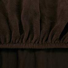 Set Of 2 Thick Plush Sofa Covers Stretch Sofa Covers Sofa Set Slipcover Furniture Protector For L-Shaped Corner Sofa (3+3 Seater) - Cà phê nâu - Xem 11