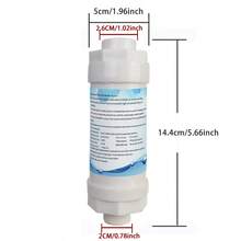 1 pieza Filtro de grifo de cocina/baño blanco, elimina metales pesados e impurezas