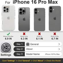 TELOPEN 专为 iPhone 系列手机壳设计的磁性手机壳，重型防震保护手机壳，防摔，三层透明保护套，兼容 iPhone 系列，适合家人、朋友、孩子、生日、春季、节日、男朋友、女朋友、情人节的礼物 - 無色 - 查看 47