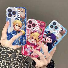 Funda de teléfono Oshi No Ko Anime Ai Hoshino compatible con  11 12 13 14 Mini Pro Max XR X XS, funda transparente de TPU, compatible con funda de  17, funda de  17 Pro, funda de  17 Pro Max - z8-m100400 - Ver 1