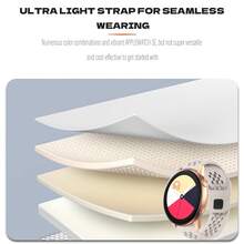 22mm Fashion Silicone Band Compatible With Samsung Galaxy Watch 6 5 4 Compatible With Huawei GT4 3 GT2 Pro Bracelet Compatible With Garmin Vivoactive 4 Strap - 22mm - View 5