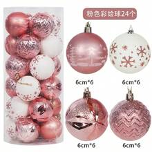 Christmas Ball Ornaments, Assorted Metallic, Glitter & Colored Christmas Tree Hanging Decorations, Suitable For Malls, Bars, Ceiling Decor, Christmas Decoration, Holiday Atmosphere Home Decor Christmas Decorations Room Decor Winter