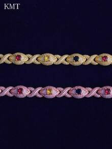KMT The Four-Leaf Clover Symbolizes Good Luck, And The Overall Design Conveys The Meaning Of Bringing Multiple Blessings. - Bracelet - View 4