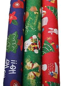 Weihnachts-Geschenkpapierrolle - 120 Meter lang, festliches Feiertagsmuster für Geschenkverpackung und dekorative Artikel, Weihnachtsdekoration, Raumdekoration, Winter