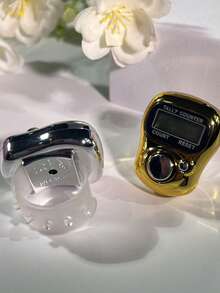 Matte Finger Counter Ring, Electronic Tally Counter, Mini Portable Finger Ring Counter - Multicolor - View 10