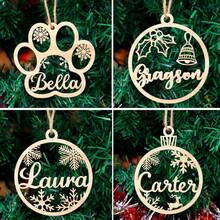 Personalized Christmas Ornaments With Name,Wooden Christmas Tree Ornaments 2025 With Custom Family Name For Kids Adults,Xmas Ornaments For Christmas Tree Gifts (01-6 Styles Of Christmas Ornament),Elegant Living,Artful Living - Multicolor - View 7