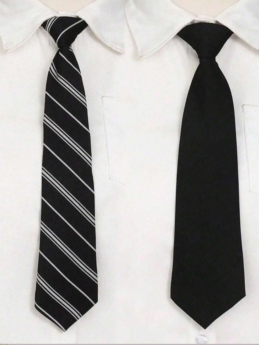1pc Black Necktie, Women's Necktie, Plaid Print Bow Tie, Back To School Necktie, Pink Plaid Striped Necktie, Women's Preppy Style Fashion Bow Tie Accessory,Accessories,Festival,Graduation Gift,Accessories - Multicolor - View 1