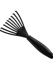 1 pièce Peigne long rose pour femmes avec un design à côtes ajourées, antistatique, démêlant pour une utilisation mouillée et sèche, volumisant, outil de coiffure, accessoire rose