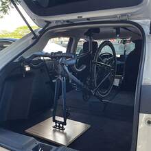 1 zestaw uchwytów na przedni widelec rowerowy MOTSUV, bagażnik dachowy, uchwyt do transportu samochodu, składany rower szosowy MTB, uchwyt adaptera do montażu osi przelotowej z szybkim zwalnianiem