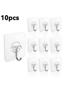 Crochets adhésifs ultra-résistants, sans perçage, imperméables, crochets muraux pour la cuisine, la salle de bain