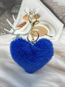 Chaveiro com Letra de A a Z, Chaveiro de Resina com Coração Azul e Bola de Pelúcia Azul, Design de Coração, Pingente de Corrente, Decoração Pendente para Mochila, Decoração Pendente para Carro, Presente para Mulheres e Meninas, Presente do Dia dos Namorados, Pingente de Bolsa, Natal, Presente de Festa de Halloween, Leve e Durável - Ideal para Mulheres e Meninas, Transporte, Estudo, Férias, Piquenique, Camping, Atividades na Praia - Presente Perfeito para Dia das Mães, Amizade, Aniversário - Multicolorido - Visão 11