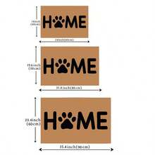 1 szt. Wycieraczka wejściowa Crystal Velvet, antypoślizgowa, odporna na zabrudzenia, w nowoczesnym, minimalistycznym stylu, łatwa w utrzymaniu