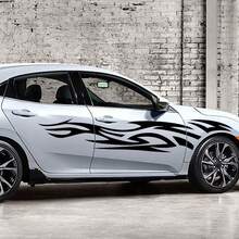 Personalized Flame Car Body Decal Sticker, Suitable For Car Body