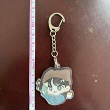 EXO 伯贤亚克力卡通钥匙扣吊坠，可爱粉丝礼物，适合背包、手提包、单肩包、斜挎包、生日、节日礼物 - 彩色 - 查看 14