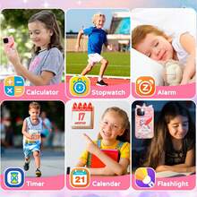 2025 New 2.8 Inch Kids Unicorn Touchscreen Smartphone Toy, 32GB Built-In Storage Card, Fun Educational Games, MP3 Player, Soft Silicone Material, Ideal Christmas & Birthday Gift For 3-12 Years Old Boys & Girls - Multicolor - View 5