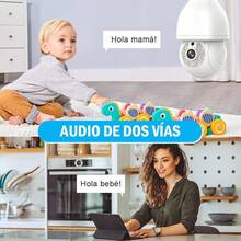 E T EASYTAO. |   2PCS Q17 Foco con Camara de  WiFi, 2MP Camara de Foco 360 ° , iCSee Tris Home App, Base E27, Visión Nocturna, Audio Bidireccional, Detección de Movimiento, Compatible con Alexa - 2 piezas - Ver 10