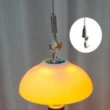 1m Accesorio colgante de lámpara de camping de acero inoxidable ajustable en longitud - se adapta a múltiples modelos de lámparas de camping