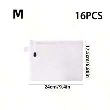 16pcs/8pcs/Baby Room Toy Storage Bag, Block Storage Bag, Puzzle Toy Sorting And Organizing Magic Bag, Mesh Bag Zipper Bag, Outing Toiletries Storage Bag - Multicolor - View 10