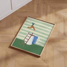 1 张咖啡潜水员海报印刷品、早安咖啡海报、咖啡爱好者礼物、咖啡站墙壁艺术、厨房墙壁艺术 - 可选框架、极简主义家居墙壁艺术、礼物、有趣和创意的家居墙壁装饰、卧室、客厅、厨房、浴室、咖啡厅、宿舍墙壁艺术帆布海报 - 1pc - 查看 9